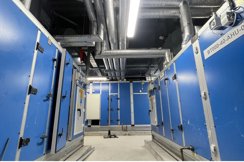 AHU Plant Room Installation